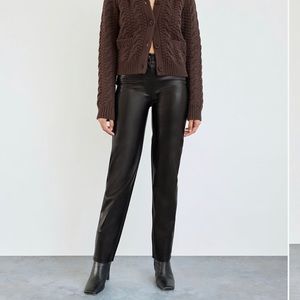 Aritzia Melina Leather Pant
